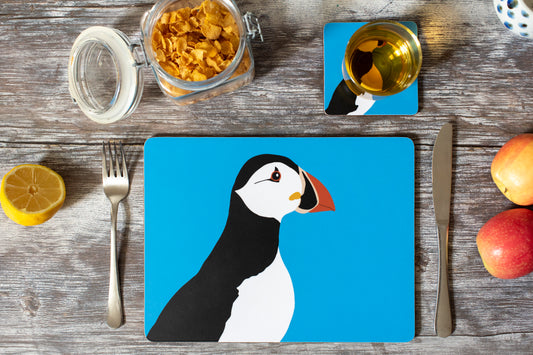 scilly puffin placemats